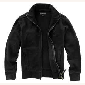 Windproof Cotton Black Men's Sweaters