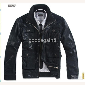 Tees Zipper Black Men's Jackets