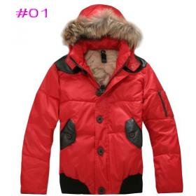 Red With Buttons Cotton & Polyester Men's Jackets & Coats
