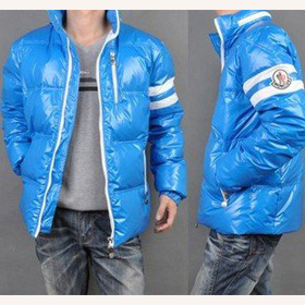Blue With Zipper Long Sleeve Men's Vests & Waistcoats