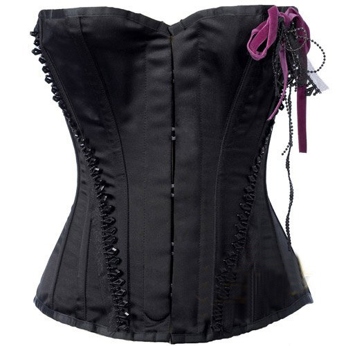 Ladies Silk Black Durable Corset
