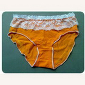 Orange Comfort Lace Women's Panties