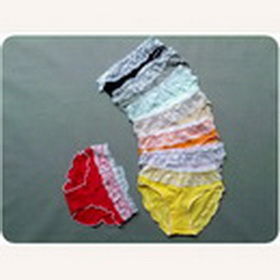 Lace Side Cotton Colorful Soft Women's Panties