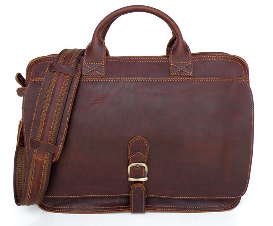 Leather Brown Soft Men's Briefcase