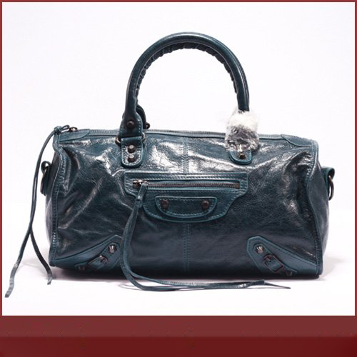 Green With Tassel Leather Cross-Body Bags