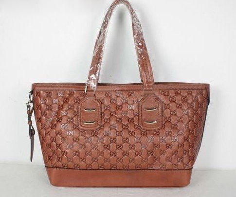 One Shoulder Light Brown Leather Evening Bags