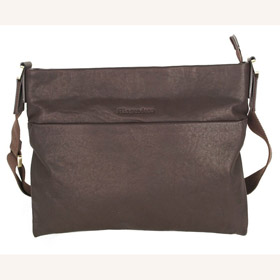 Soft Brown Genuine Leather Man's Briefcase