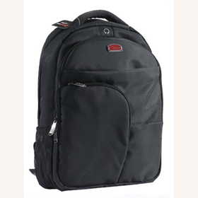 Nylon Black Polyester Lining Breathable Mesh Laptop Backpack