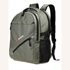 Nylon Round Shape With Many Zippers Laptop Backpacks