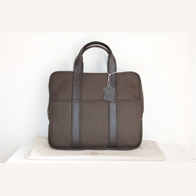 Coffee Cotton Polyester Zipper Laptop Sleeve