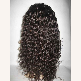 22'' Indian Remy Hair Spring Wave Full Lace Wig