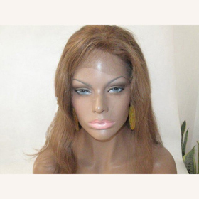 Indian Remy Hair 12 Inch Natural Straight Full Lace Wigs