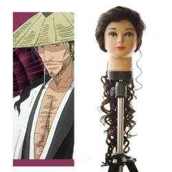 Brown Long Waves Rolled Bleach Kyouraku Shunsui Cosplay Wig
