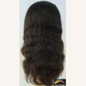 Curly 16" Lace Front Black Party Wigs