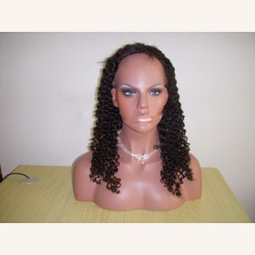 18 inch Full Lace 100% Human Costume Wigs