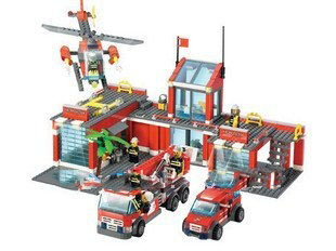 Fire-fighting Enlighten Plastic Building Block