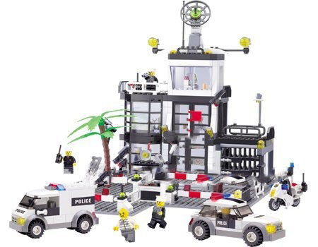 Police Theme Enlighten Building Block Jigsaw Puzzle