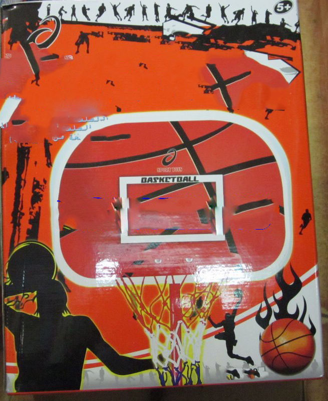 Children Sports Vintage NBA Basketball Hoop Backboard Rim Toy Antique