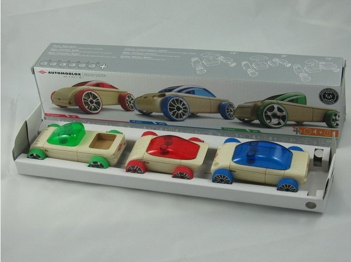 Children's Diy Germany Automoblox Wooden Toy Car