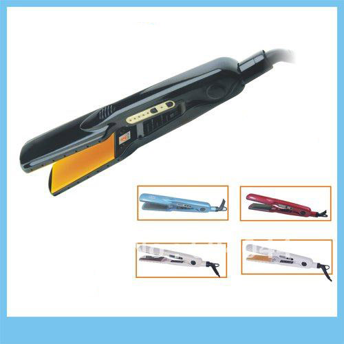 Aluminum Adjustable Temperature Dual Voltage Hair Straightener