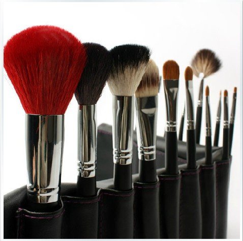 Wholesale Free Shipping-Professional Package 16 Sable makeup brush set