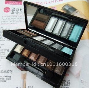 NEW 6+6 Color Eye Shadow Mini Palette 18g (48pcs/lot)*Free Shipping + free gift *