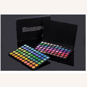 Round Shape 120 Colours Light & Dark Eye Shadow