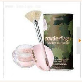 Free shipping 30pcspcs/lot,powderflage light-diffusing powder concealer 6colors,3.2g