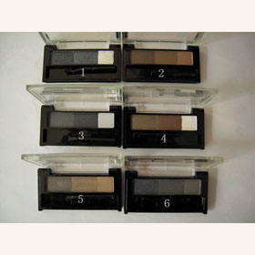 Wholesale -free shipping New 3 COLOUR ART BROW POWDER MULTI-EFFECTS BROW POWDER(48pcs/lot)
