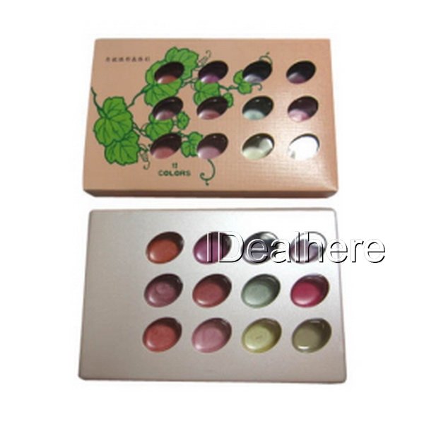 Free Shipping For High GradeWholesale Price - 10 Pcs 12 Colors Delicacy Lip Gloss Palette