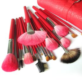 Top Grade Makeup Brush Sets with Free Leather Pouch(21Pcs)