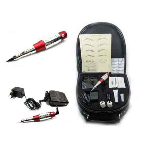 High Quality Professional Set of Red Silver Eyebrow Pen Makeup Kit Set --Fast Shipping