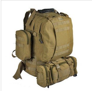 Multi-function Combination Nylon Zipper Large Capacity Hiking Backpack