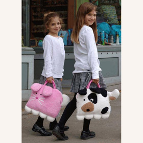Cotton Animal Shape 43*40cm Children's Backpacks