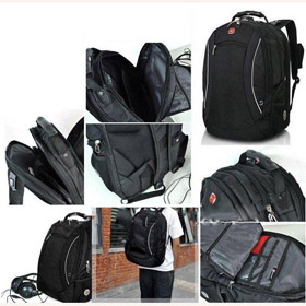 Multifunctional Travel Nylon 17" Laptops Backpacks