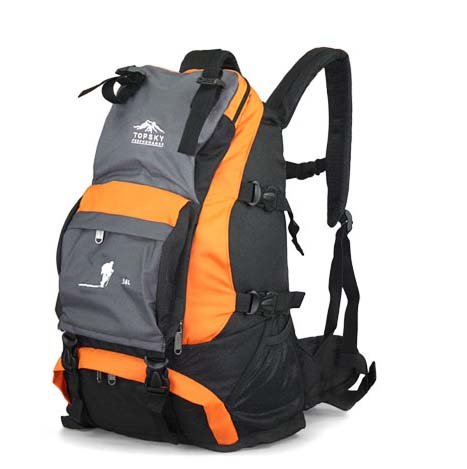 Yellow Hiking Waterproof Nylon Travel Duffel Bags