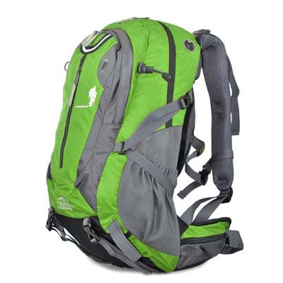 Green Sports Outdoor With Rain Cover Travel Duffel Bags