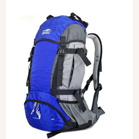 Dark Blue Camping Travel Duffel Bags With Rain Cover