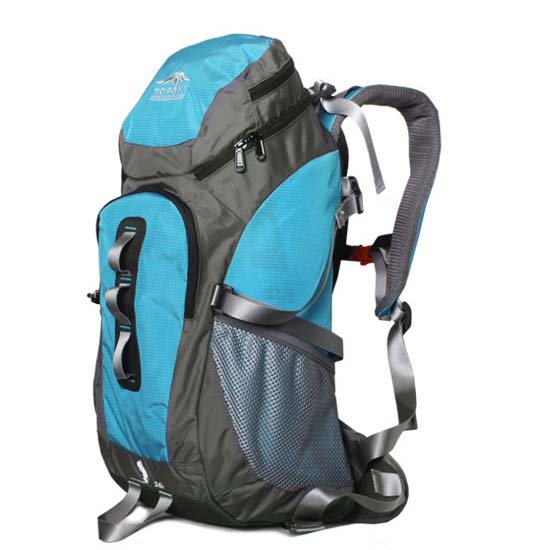 Waterproof Outdoor Mountaineering Light Blue Travel Duffel Bags