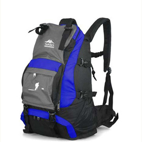Blue Hiking Water Repellent Ripstop Nylon Travel Duffel Bags
