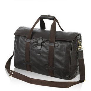 Genuine Leather W47cm*H28cm*T20cm Travelling Handing Bag