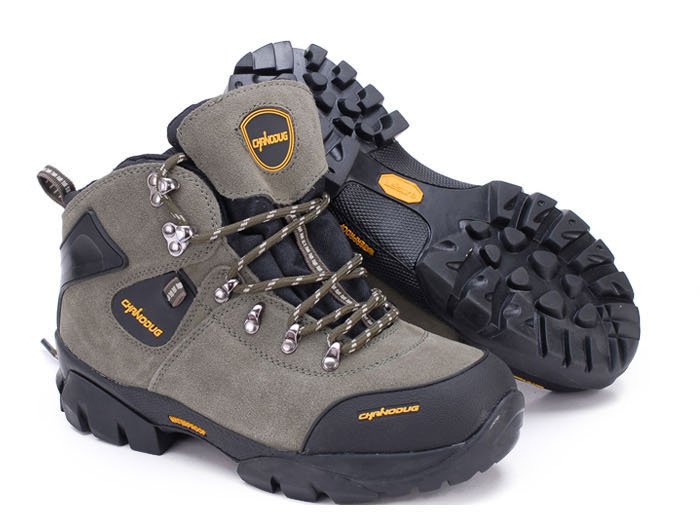 Leather Waterproof Soft Men's Climbing Shoes