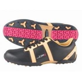 Black Leather Men's Golf Sport