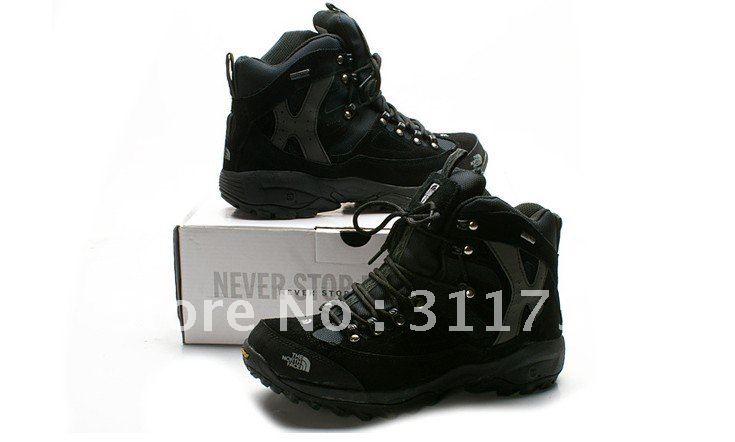 Size 40-45 Autumn Waterproof PU Men's Walking Shoes