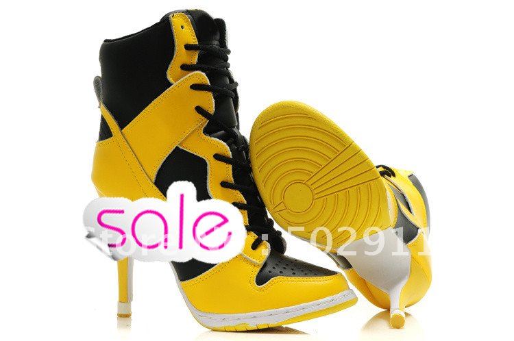 Lace-Up Leather Ankle High Heels Boots