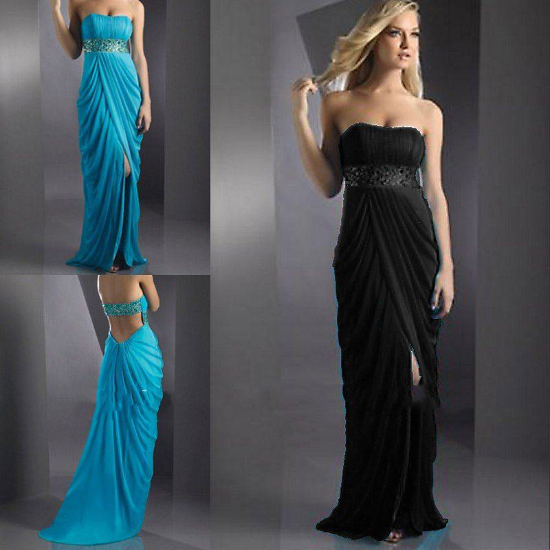 Attractive Floor-length Strapless Satin And Chiffon Quinceanera Dresses