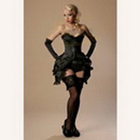 100% Steel Boned Strapless Sexy Corset Shaper