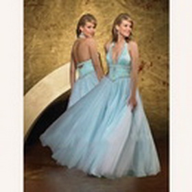 A-line V Neck Satin Polychromatic Sexy Costumes