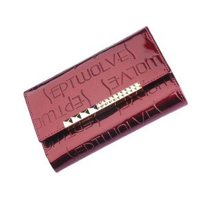 Zipper Square Section Vertical Printing Coin Purses