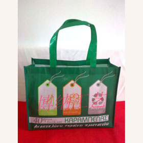 Waterproof 42x35x15cm Non Woven Shopping Bag